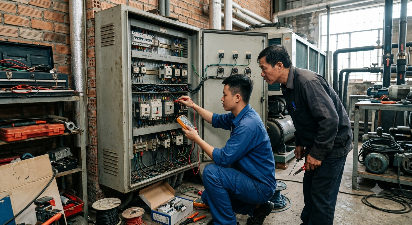 Vấn đề về nguồn điện và thiết bị đóng ngắt